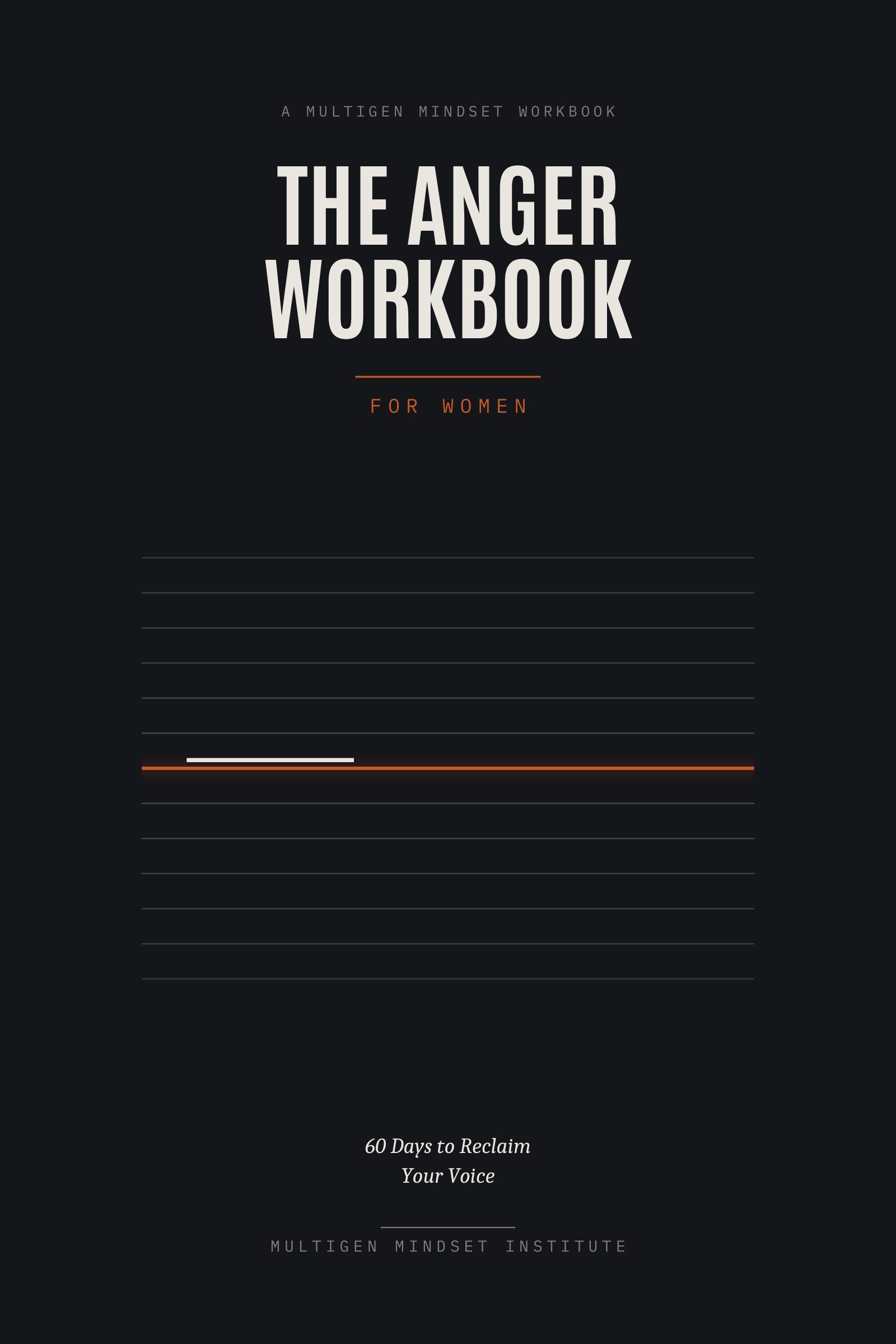 The Anger Workbook for Women (Instant PDF)