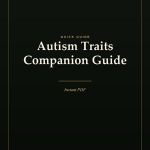 Autism Traits Companion Guide — cover