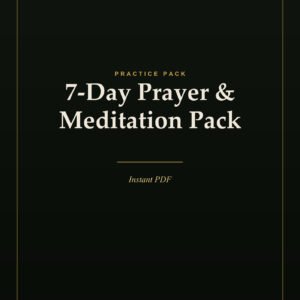 7-Day Prayer & Meditation Pack — cover