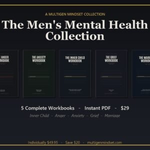The Men’s Mental Health Collection — 5 Workbooks (Instant PDF Bundle)