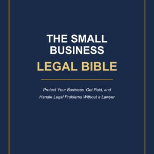 The Small Business Legal Bible - paperback cover