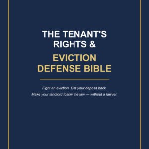 The Tenant's Rights & Eviction Defense Bible - paperback cover